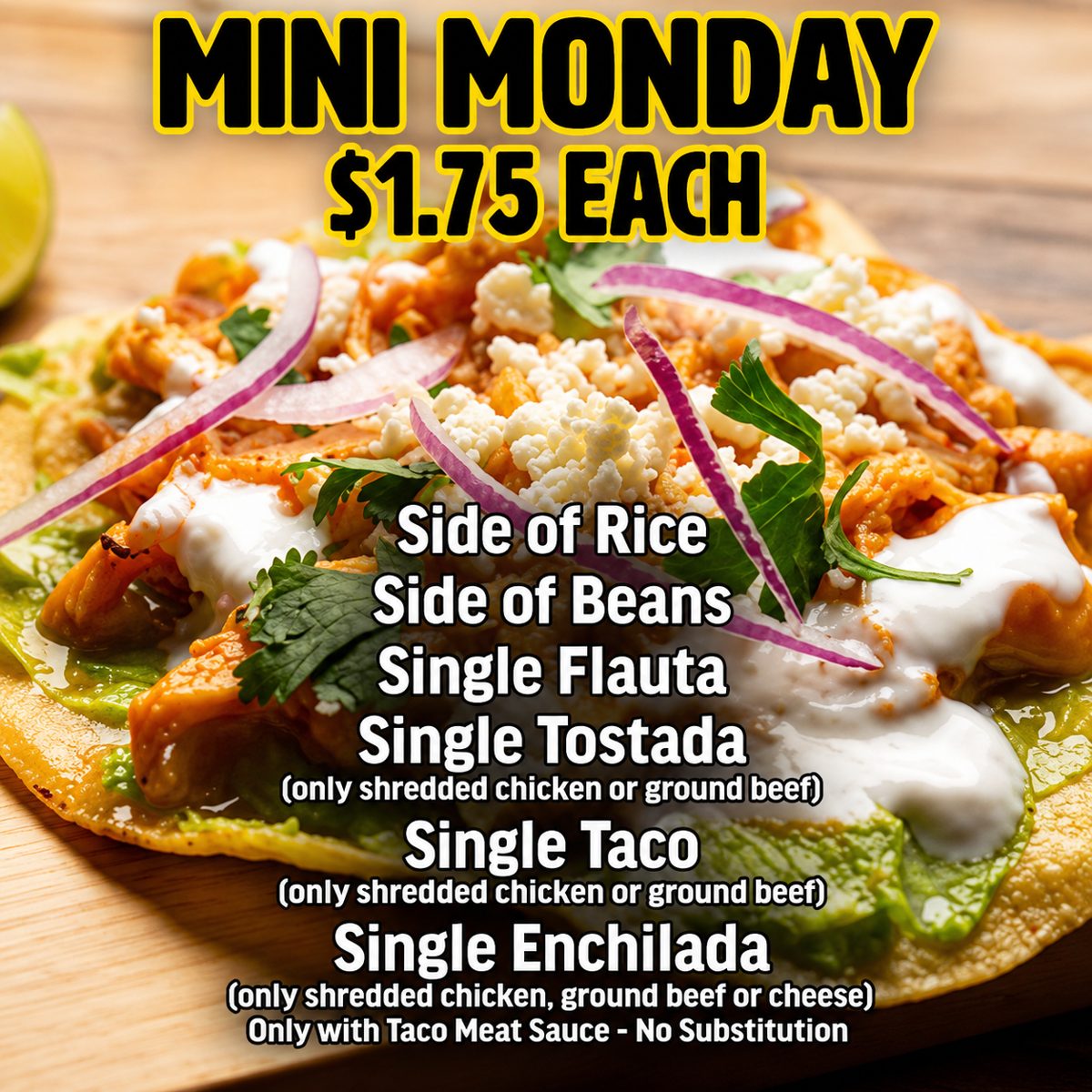 🌮 Mini Menu Monday