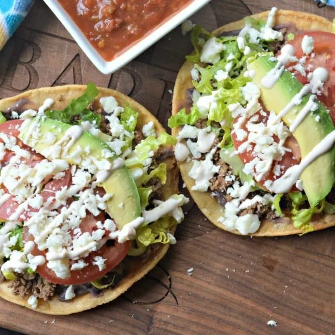 Authentic Tostada.