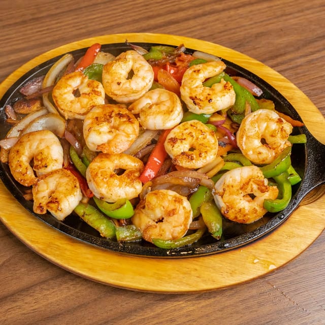 Shrimp Fajitas.