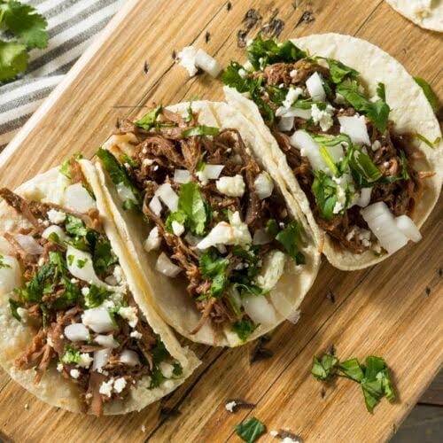 Single Taco Barbacoa.