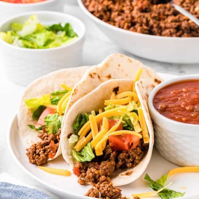 Kids Soft Taco.