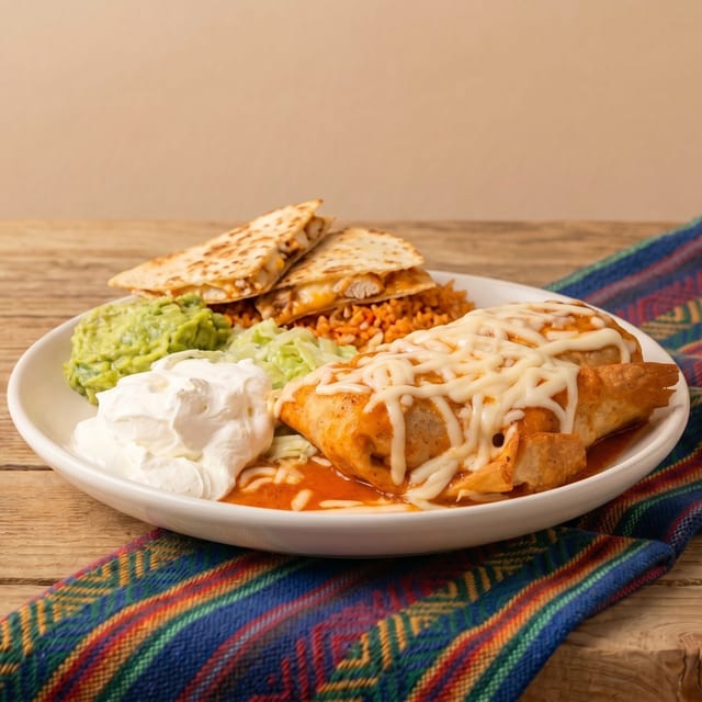 Chimi & Quesadilla.